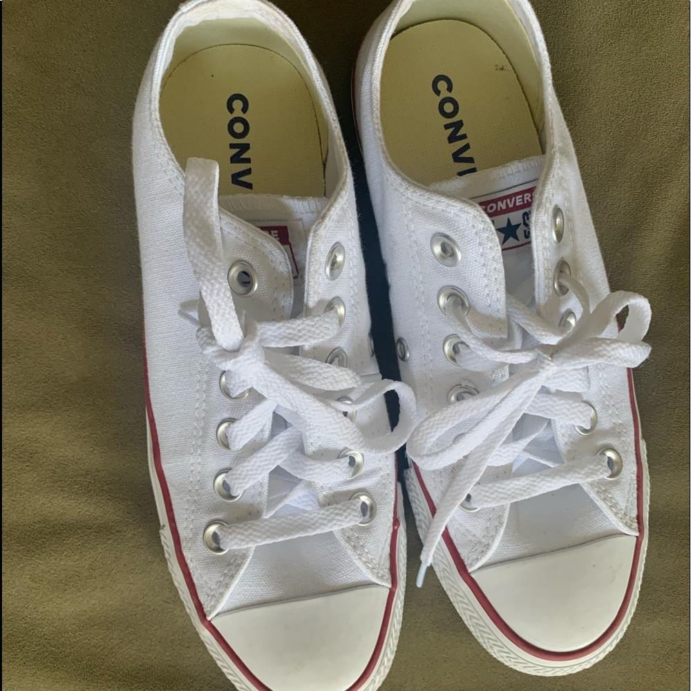 White Canvas Converse